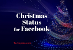 merry christmas status for facebook